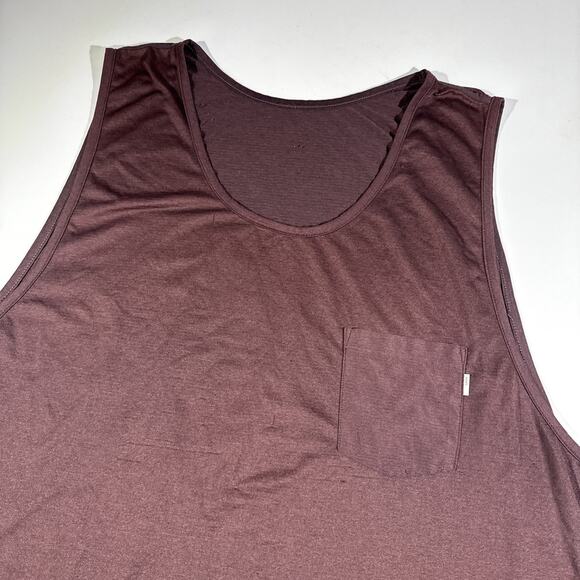 Vuori Tank Top Mens 2XL tradewind Tech Performance Gym Workout pocket V142 - Picture 2 of 7